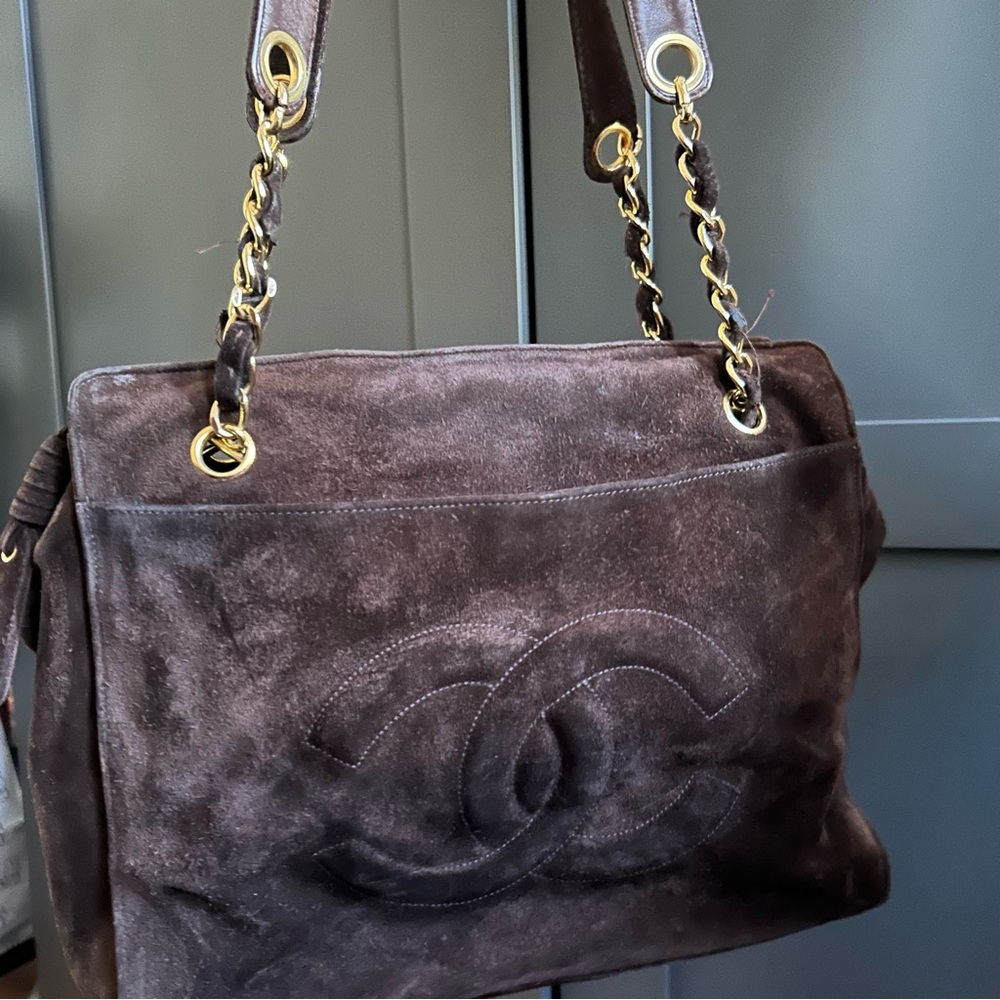 Chanel Suede Tote